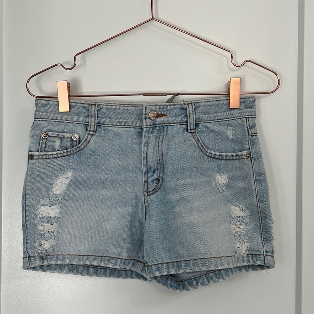 LD THE JEANS by LONG DARY FADED JEAN SHORTS size 26